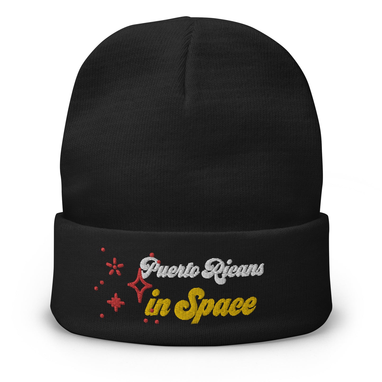 Puerto Ricans in Space Embroidered Beanie